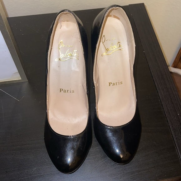 Black round fashion pumps - Picture 6 of 6
